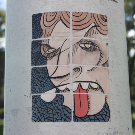 Il Flatcha sticker sheet, Parc Jeanne-Mance