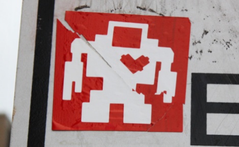 Lovebot sticker