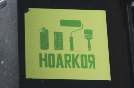 HoarKor sticker