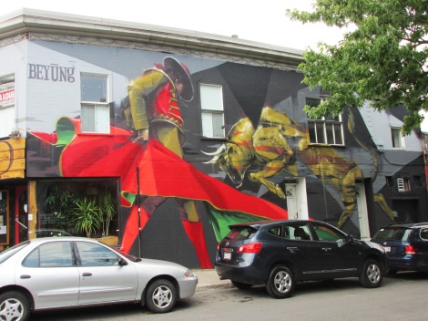 mural by Bryan Beyung for the 2014 edition of Mural Festival