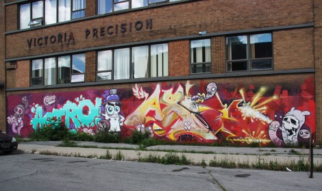 Astro (left) and Axe (right) near the Rouen legal graffiti wall
