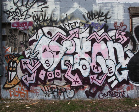 Nixon graffiti in Petite Patrie