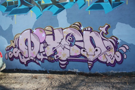 Nixon graffiti in Rosemont