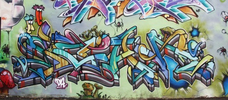 Scaner graffiti on the Plateau