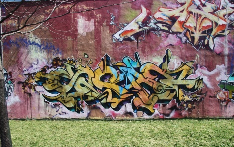 Scaner graffiti in Hochelaga