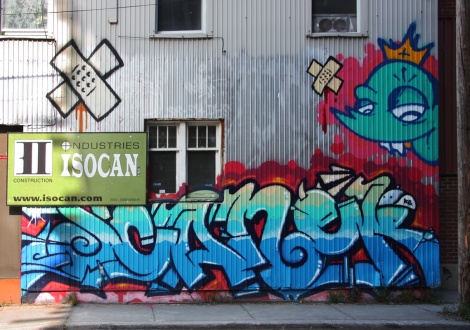 Scaner graffiti in Griffintown