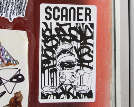 Scaner sticker