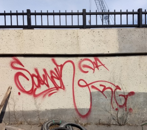 tag by Scaner in Old Montreal