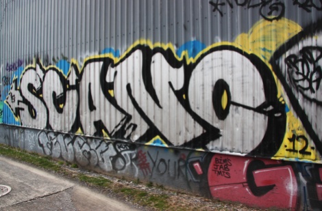 Scaner graffiti in Petite Patrie