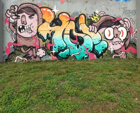 Astro's contribution to the 2020 Lachine graffiti jam