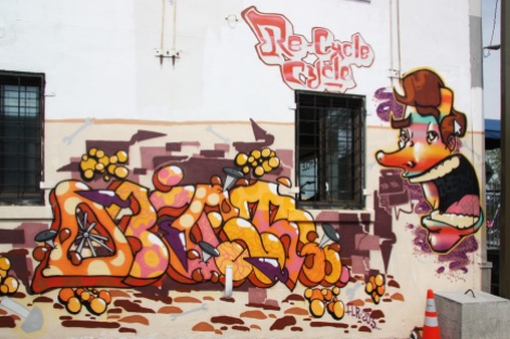 FLR graffiti in NDG
