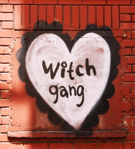 Stela representing the Witch Gang in a Plateau back alley