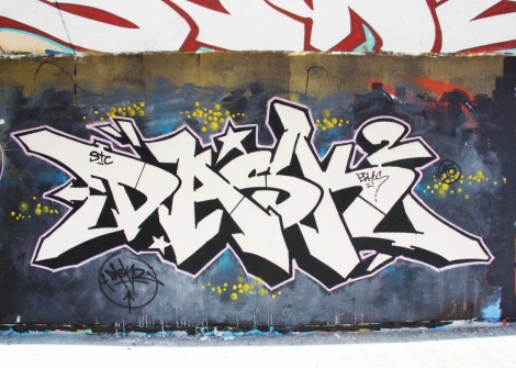 Dask at the PSC legal graffiti wall