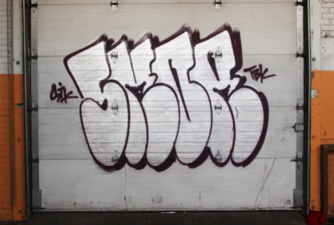 Skor throwie found in the abandoned Transco