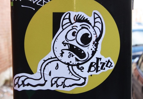 Bezoman sticker