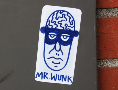 Mr Wunk sticker