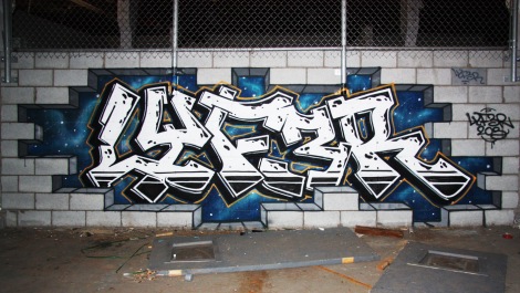 Lyfer piece in the abandoned Transco