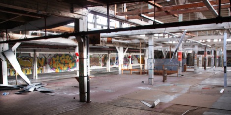 general view of one of the 2nd floors of the abandoned Transco
