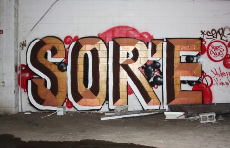 Sor'e in abandoned building in Hampstead