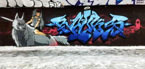 Rouks at the PSC legal graffiti wall