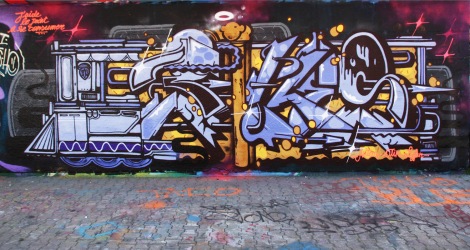 Ekes at the PSC legal graffiti wall