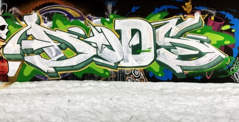Dodo Osé at the PSC legal graffiti wall