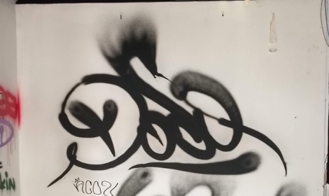 tag by Dodo Osé found in an abandoned place