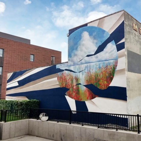 mural in Lachine by Haks and Dodo Osé