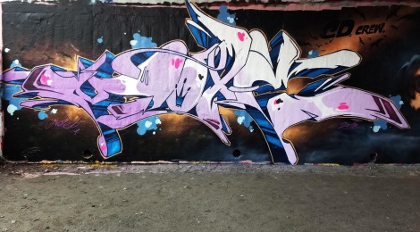 Moxe at the Papineau legal graffiti wall
