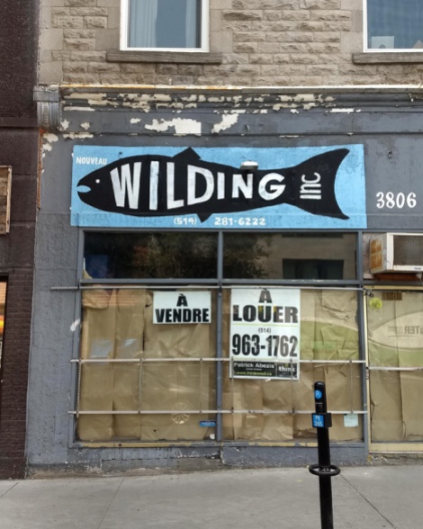 Benny Wilding storefront sign hijacking