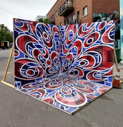 LP Montoya 'photo booth' for the 2019 edition of Mural Festival