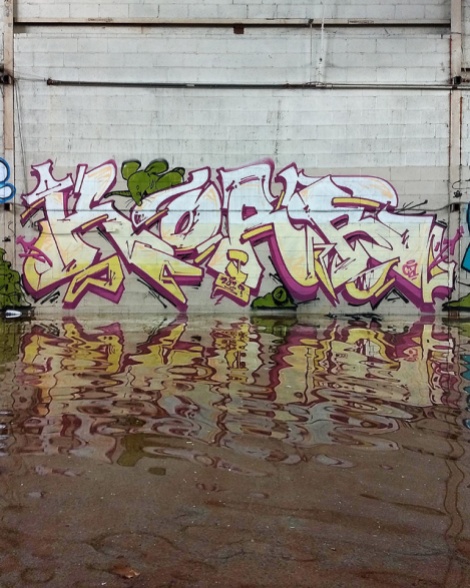 Korb in an abandoned building in the South West