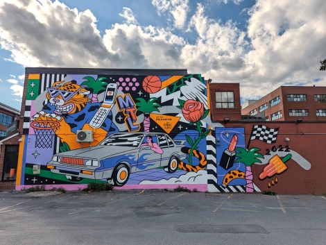 Dalkhafine's contribution to the 2022 edition of Mural Festival