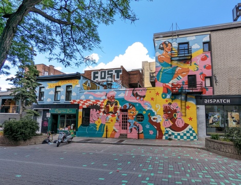 Milk Box's contribution to the 2022 edition of Mural Festival
