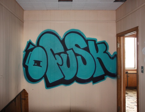 Ofusk in an abandoned building