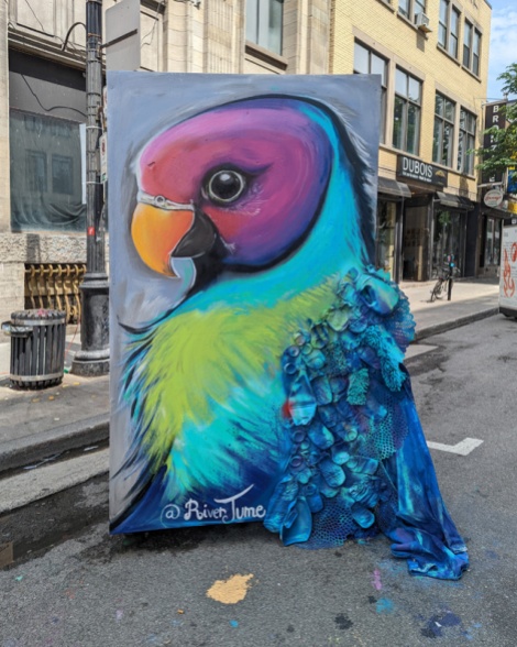 River June for the 2022 edition of Mural Festival